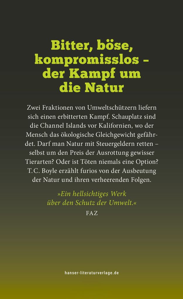 Weitere Ansicht: Wenn das Schlachten vorbei ist | T.C. Boyle