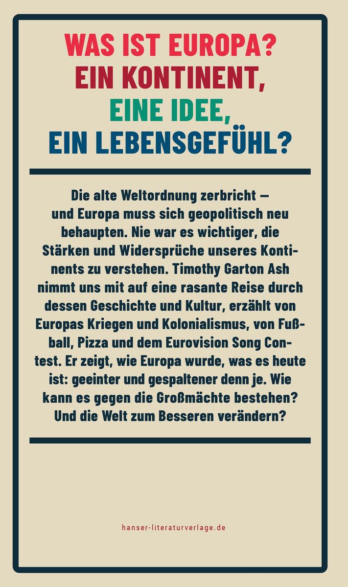 Weitere Ansicht: Europa in 7 1/2 Kapiteln | Timothy Garton Ash