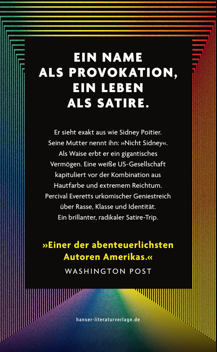 Weitere Ansicht: Ich bin Nicht Sidney Poitier | Percival Everett