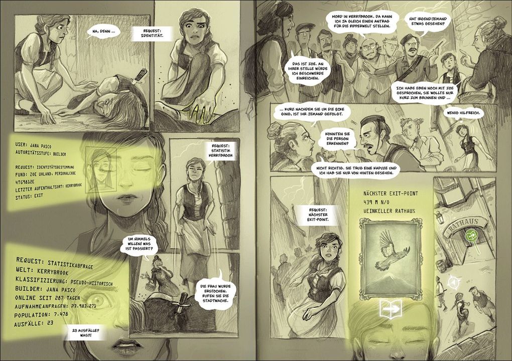 Weitere Ansicht: Cryptos - Die Graphic Novel | Ursula Poznanski, Christopher Tauber, Timo Grubing