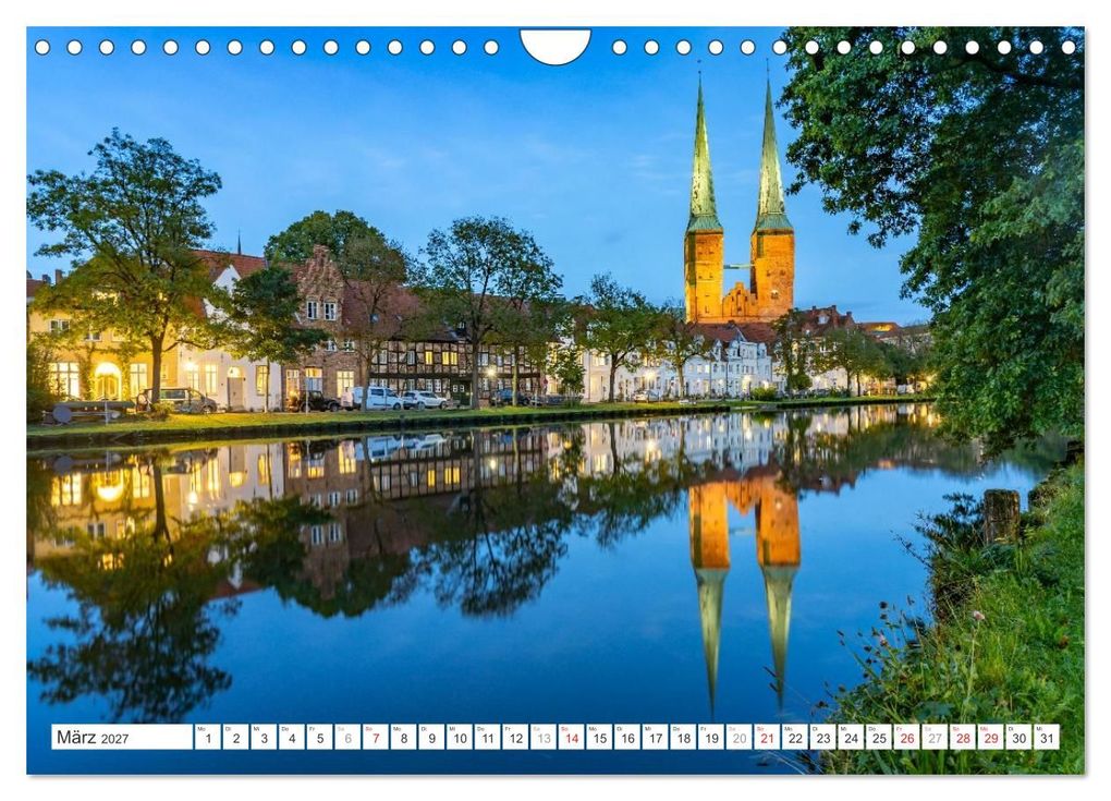 Weitere Ansicht: Deutschlands schönste Altstädte - Schleswig-Holstein (Wandkalender 2027 DIN A4 quer), CALVENDO Monatskalender | Peter Schickert, Calvendo