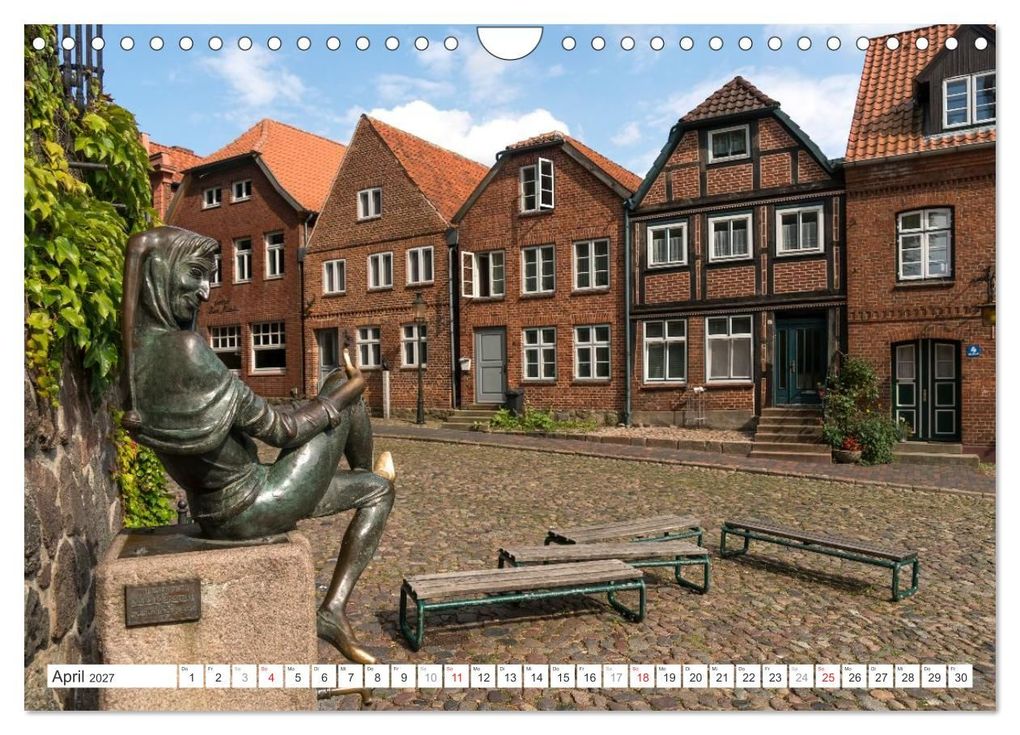 Weitere Ansicht: Deutschlands schönste Altstädte - Schleswig-Holstein (Wandkalender 2027 DIN A4 quer), CALVENDO Monatskalender | Peter Schickert, Calvendo