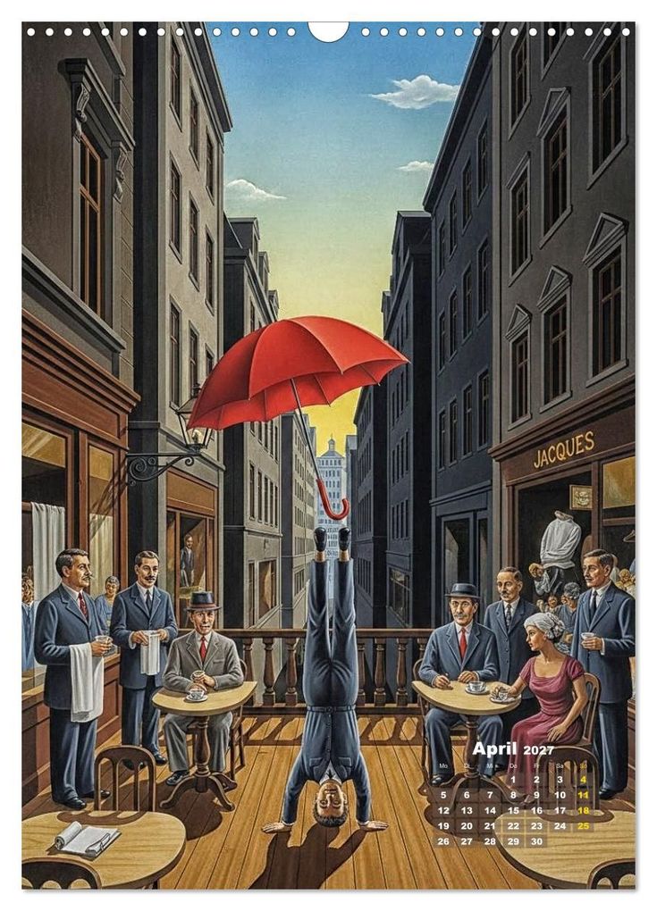 Weitere Ansicht: Dali und Magritte: zwei surreale Wirklichkeiten (Wandkalender 2027 DIN A3 hoch), CALVENDO Monatskalender | Werner Braun, Calvendo