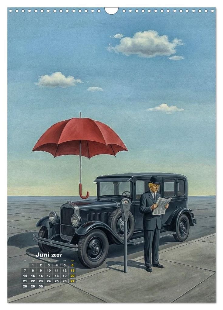 Weitere Ansicht: Dali und Magritte: zwei surreale Wirklichkeiten (Wandkalender 2027 DIN A3 hoch), CALVENDO Monatskalender | Werner Braun, Calvendo