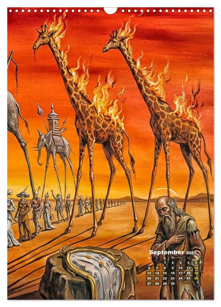 Weitere Ansicht: Dali und Magritte: zwei surreale Wirklichkeiten (Wandkalender 2027 DIN A3 hoch), CALVENDO Monatskalender | Werner Braun, Calvendo