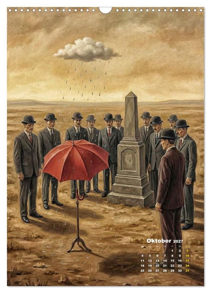 Weitere Ansicht: Dali und Magritte: zwei surreale Wirklichkeiten (Wandkalender 2027 DIN A3 hoch), CALVENDO Monatskalender | Werner Braun, Calvendo