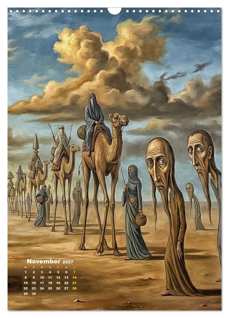 Weitere Ansicht: Dali und Magritte: zwei surreale Wirklichkeiten (Wandkalender 2027 DIN A3 hoch), CALVENDO Monatskalender | Werner Braun, Calvendo