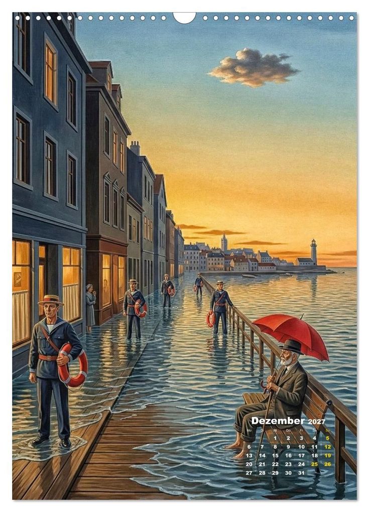 Weitere Ansicht: Dali und Magritte: zwei surreale Wirklichkeiten (Wandkalender 2027 DIN A3 hoch), CALVENDO Monatskalender | Werner Braun, Calvendo