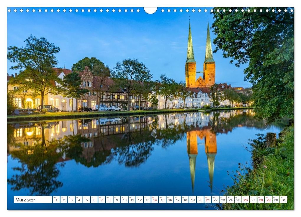 Weitere Ansicht: Deutschlands schönste Altstädte - Schleswig-Holstein (Wandkalender 2027 DIN A3 quer), CALVENDO Monatskalender | Peter Schickert, Calvendo