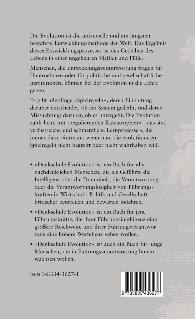 Weitere Ansicht: Denkschule Evolution | Manfred Sliwka
