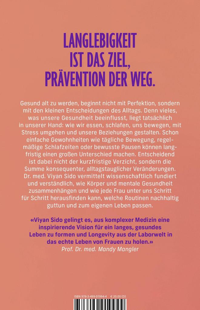 Weitere Ansicht: Die Longevity-Strategie für Frauen | Viyan Sido