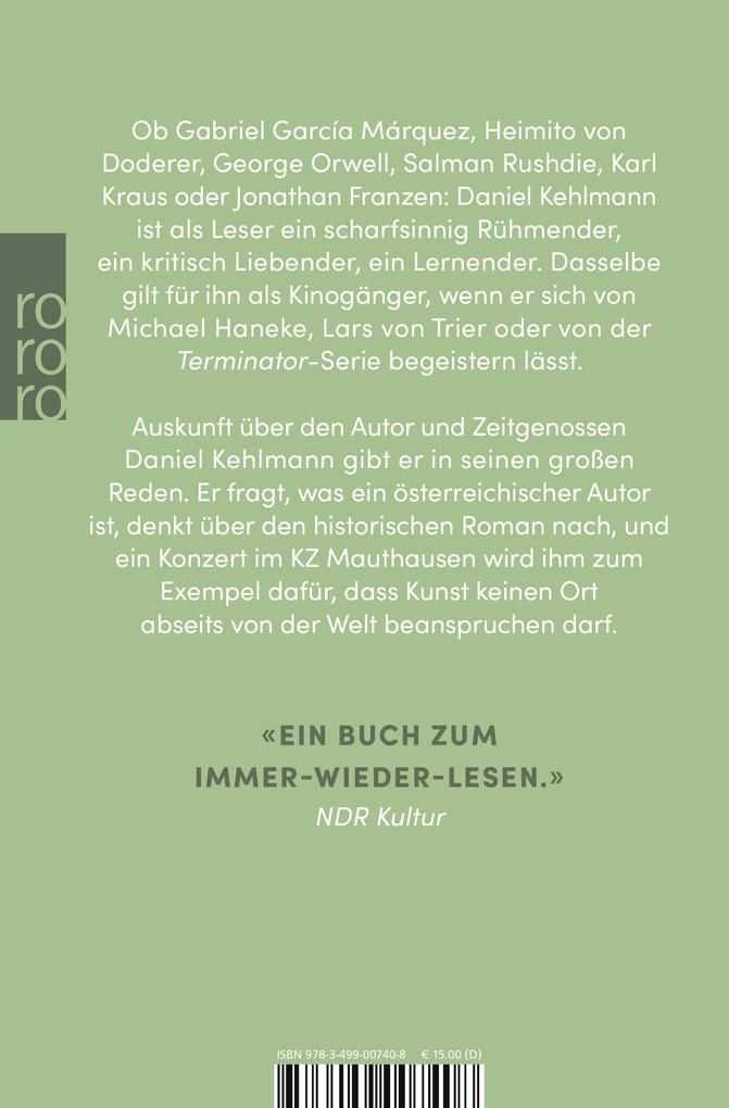 Weitere Ansicht: Sorgt, dass sie nicht zu zeitig mich erwecken | Daniel Kehlmann