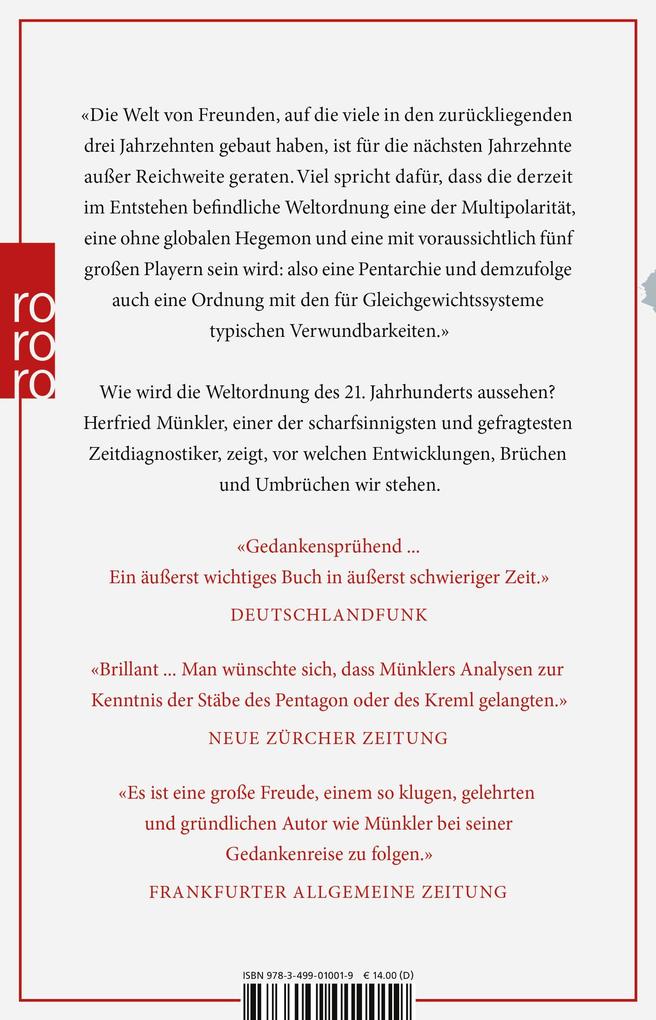 Weitere Ansicht: Welt in Aufruhr | Herfried Münkler