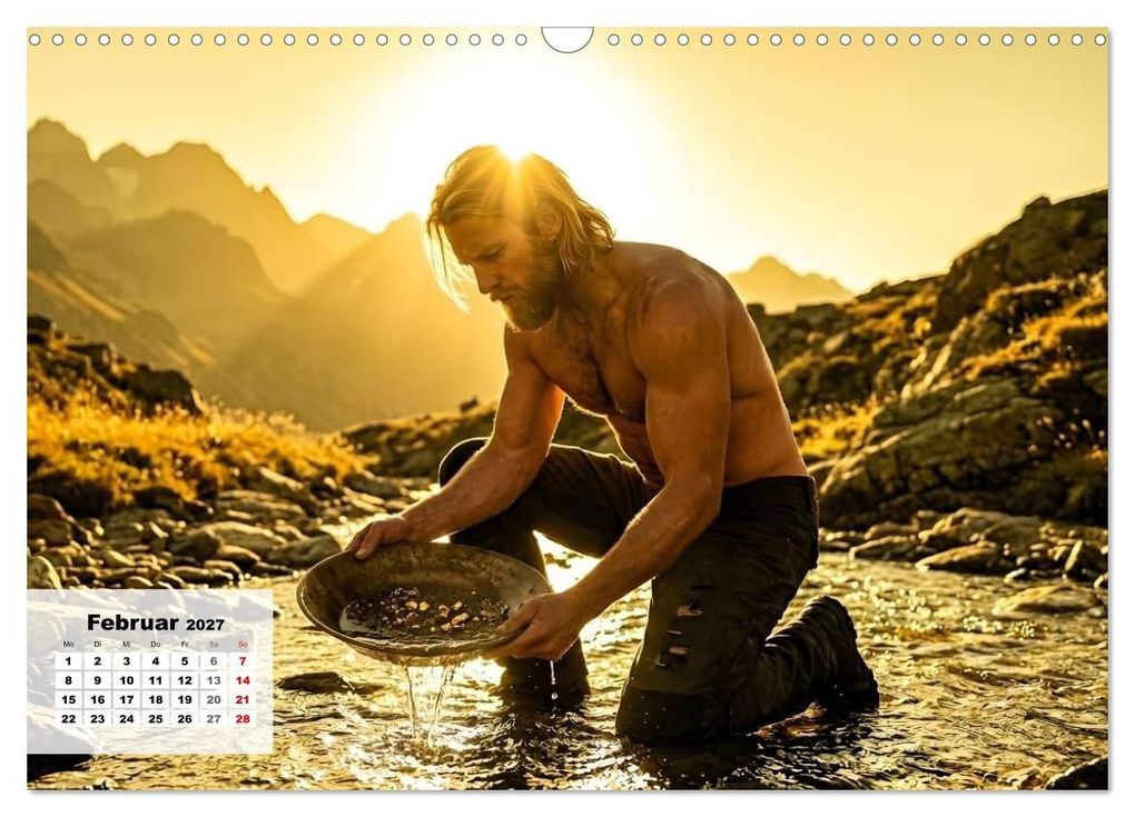 Weitere Ansicht: Echte Kerle - Wilder Westen (Wandkalender 2027 DIN A3 quer), CALVENDO Monatskalender | Liam Blue, Calvendo