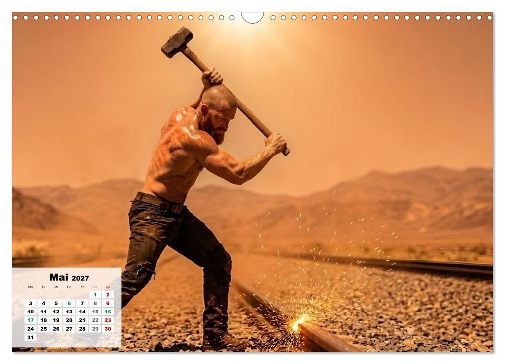 Weitere Ansicht: Echte Kerle - Wilder Westen (Wandkalender 2027 DIN A3 quer), CALVENDO Monatskalender | Liam Blue, Calvendo
