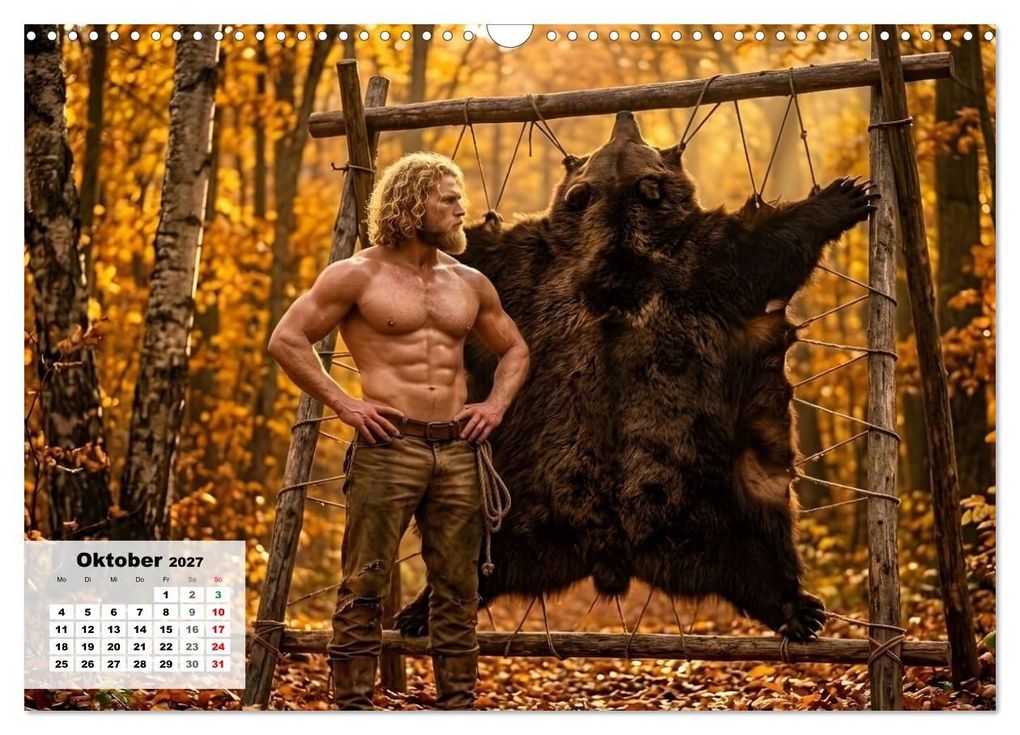Weitere Ansicht: Echte Kerle - Wilder Westen (Wandkalender 2027 DIN A3 quer), CALVENDO Monatskalender | Liam Blue, Calvendo
