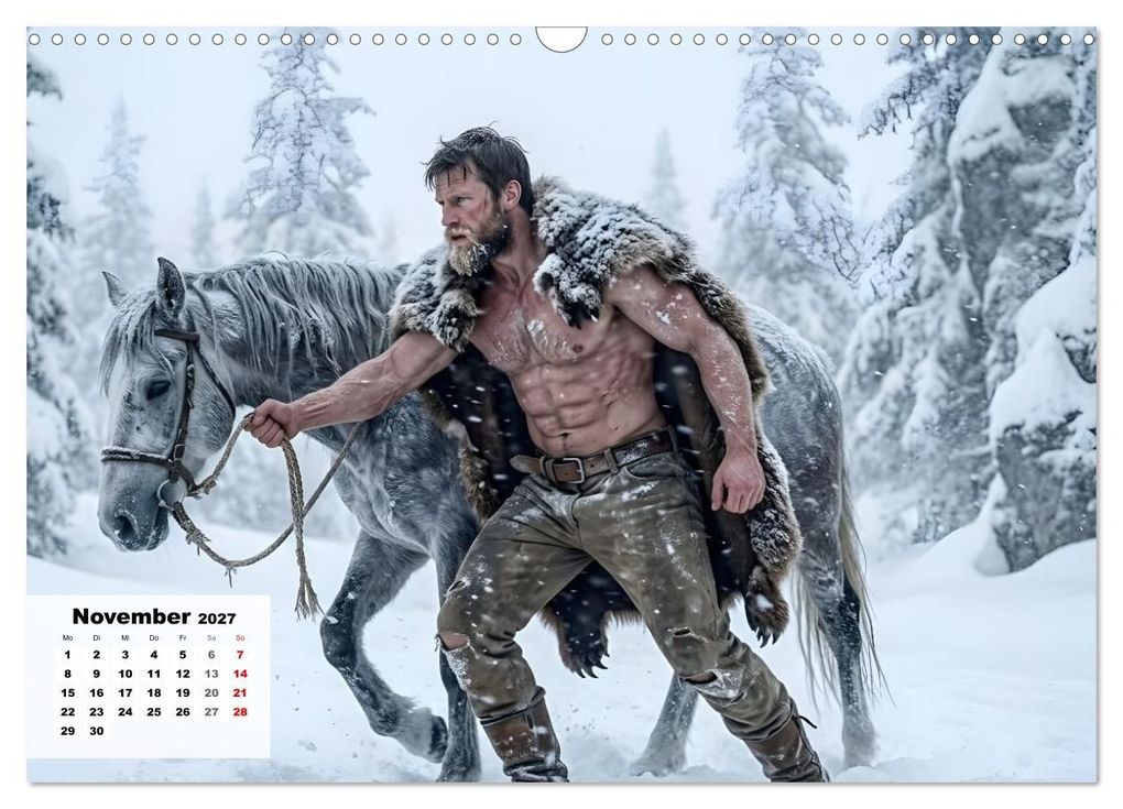 Weitere Ansicht: Echte Kerle - Wilder Westen (Wandkalender 2027 DIN A3 quer), CALVENDO Monatskalender | Liam Blue, Calvendo