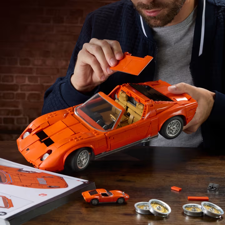 Weitere Ansicht: Mattel Brick Shop - Hot Wheels 71 Lamborghini Miura P400 SV