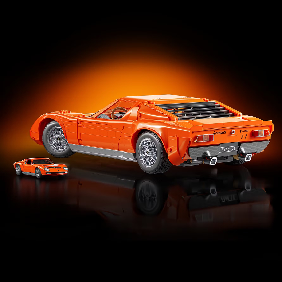 Weitere Ansicht: Mattel Brick Shop - Hot Wheels 71 Lamborghini Miura P400 SV
