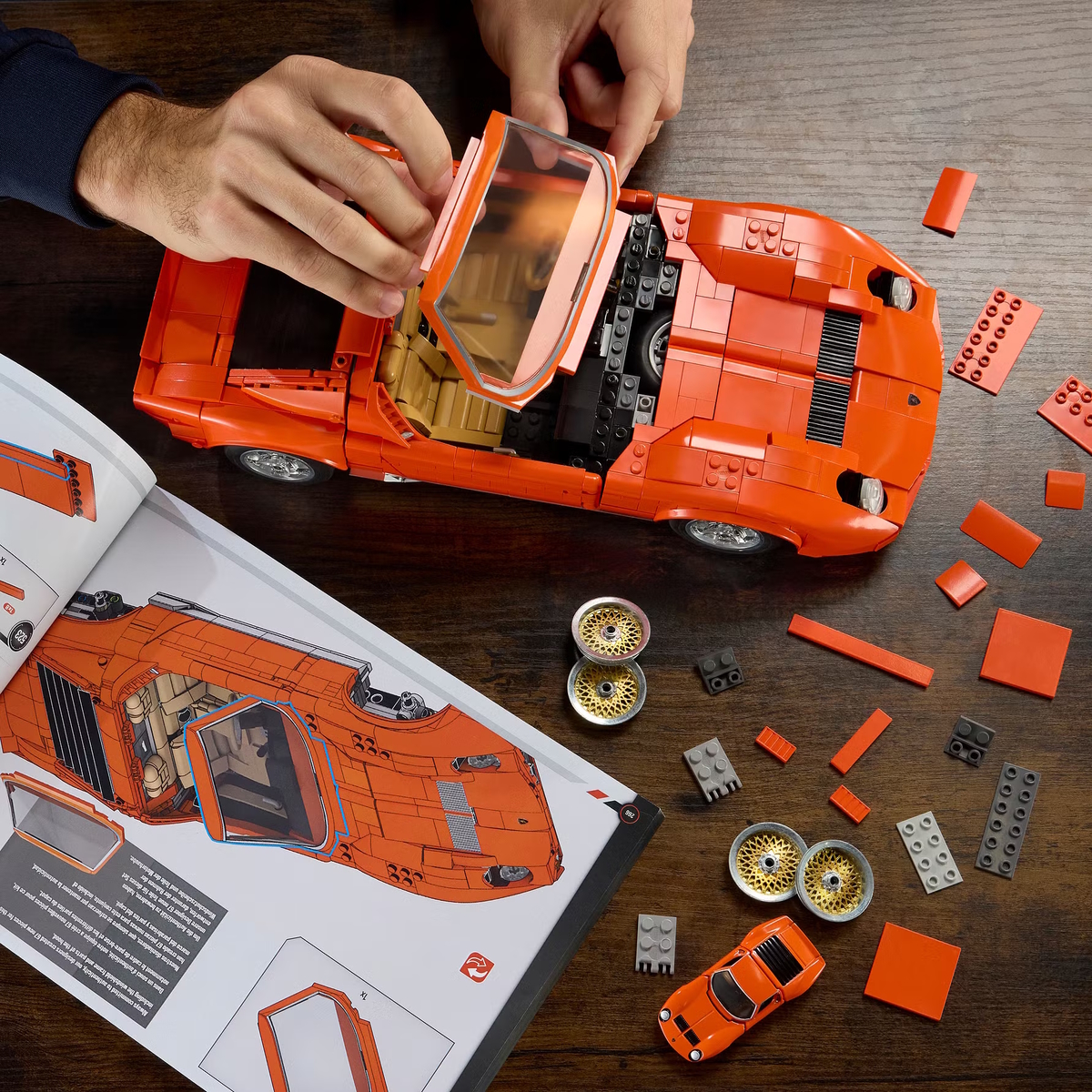 Weitere Ansicht: Mattel Brick Shop - Hot Wheels 71 Lamborghini Miura P400 SV