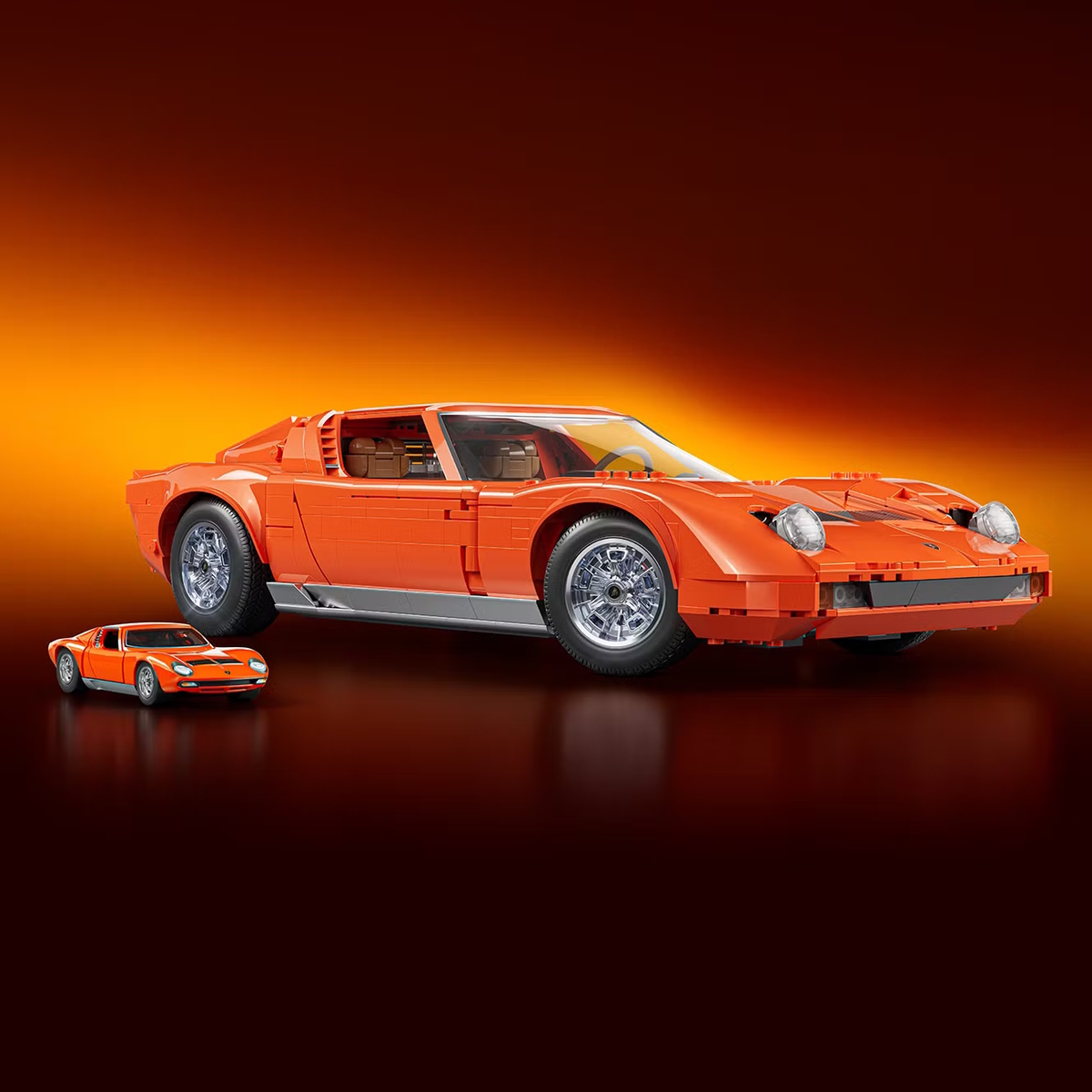 Weitere Ansicht: Mattel Brick Shop - Hot Wheels 71 Lamborghini Miura P400 SV