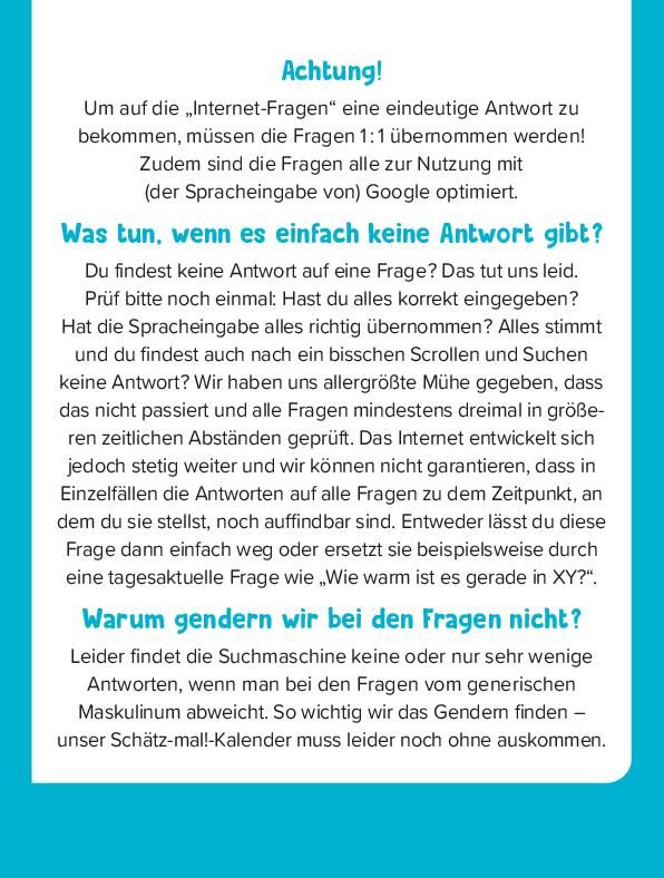 Weitere Ansicht: Schätz mal! Kalender 2027