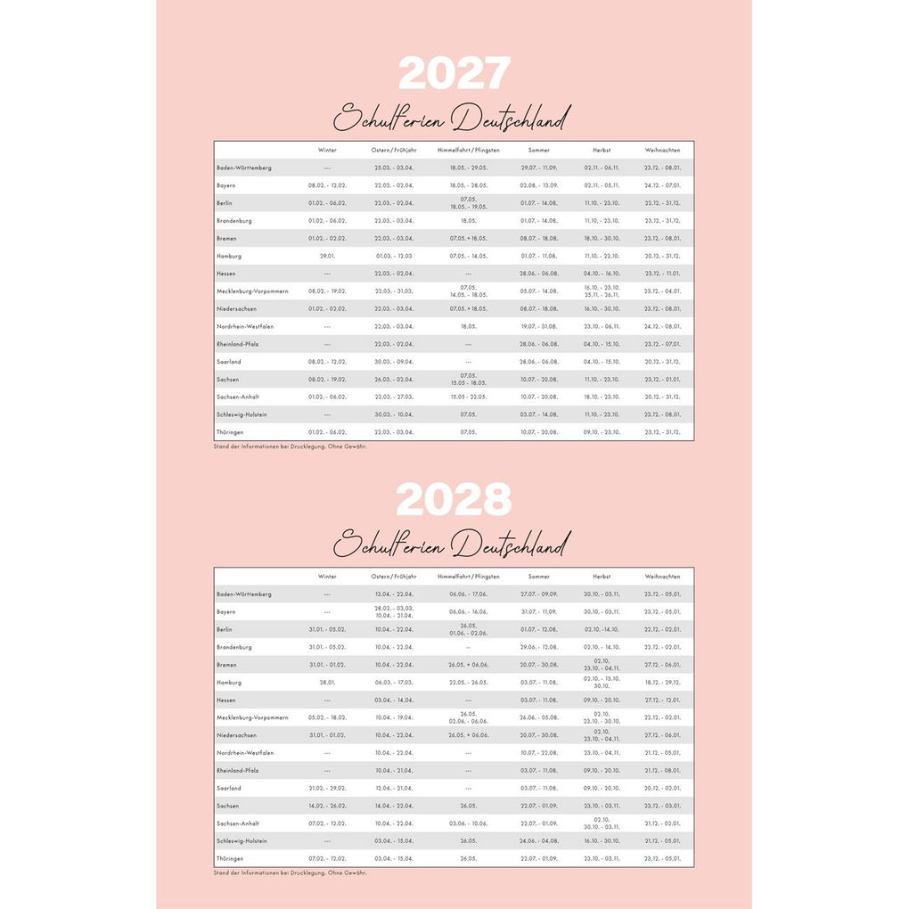 Weitere Ansicht: Familienplaner 2027