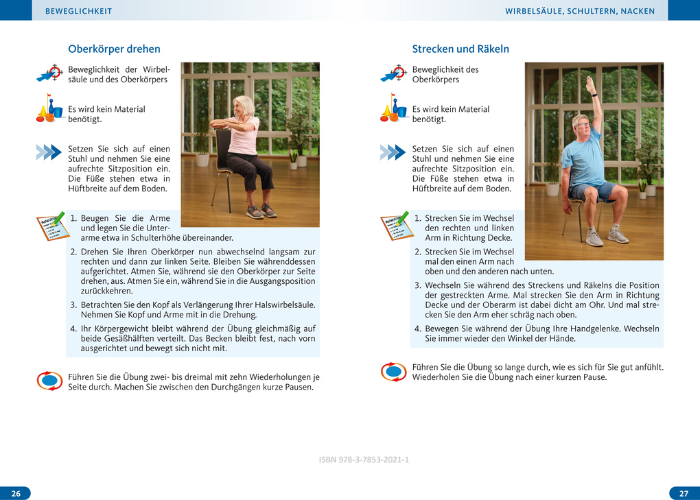 Weitere Ansicht: Sitzgymnastik für zu Hause | Tina Pfitzner