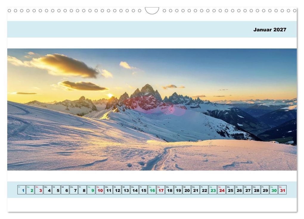 Weitere Ansicht: Alpen - Panorama - Mehr Aussicht geht nicht (Wandkalender 2027 DIN A3 quer), CALVENDO Monatskalender | Torsten Irmer, Calvendo