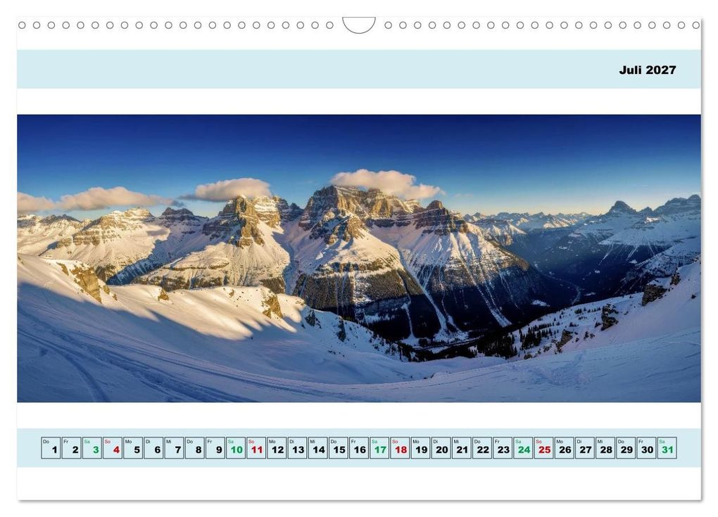 Weitere Ansicht: Alpen - Panorama - Mehr Aussicht geht nicht (Wandkalender 2027 DIN A3 quer), CALVENDO Monatskalender | Torsten Irmer, Calvendo