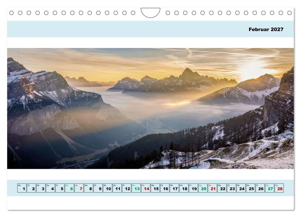 Weitere Ansicht: Alpen - Panorama - Mehr Aussicht geht nicht (Wandkalender 2027 DIN A4 quer), CALVENDO Monatskalender | Torsten Irmer, Calvendo