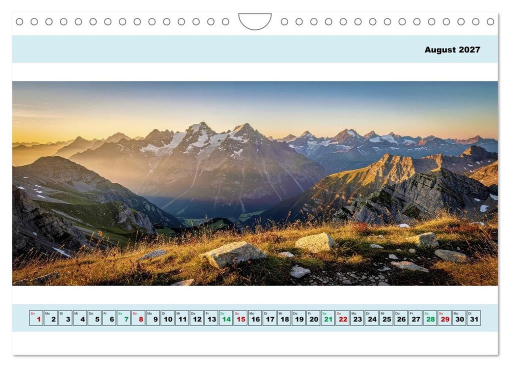 Weitere Ansicht: Alpen - Panorama - Mehr Aussicht geht nicht (Wandkalender 2027 DIN A4 quer), CALVENDO Monatskalender | Torsten Irmer, Calvendo