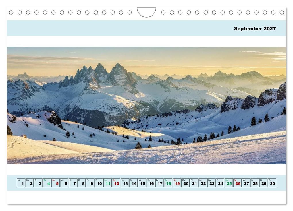 Weitere Ansicht: Alpen - Panorama - Mehr Aussicht geht nicht (Wandkalender 2027 DIN A4 quer), CALVENDO Monatskalender | Torsten Irmer, Calvendo