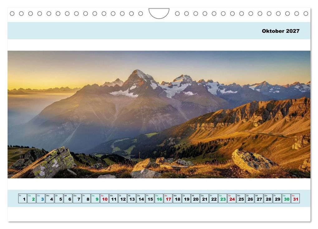 Weitere Ansicht: Alpen - Panorama - Mehr Aussicht geht nicht (Wandkalender 2027 DIN A4 quer), CALVENDO Monatskalender | Torsten Irmer, Calvendo