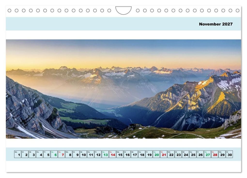 Weitere Ansicht: Alpen - Panorama - Mehr Aussicht geht nicht (Wandkalender 2027 DIN A4 quer), CALVENDO Monatskalender | Torsten Irmer, Calvendo