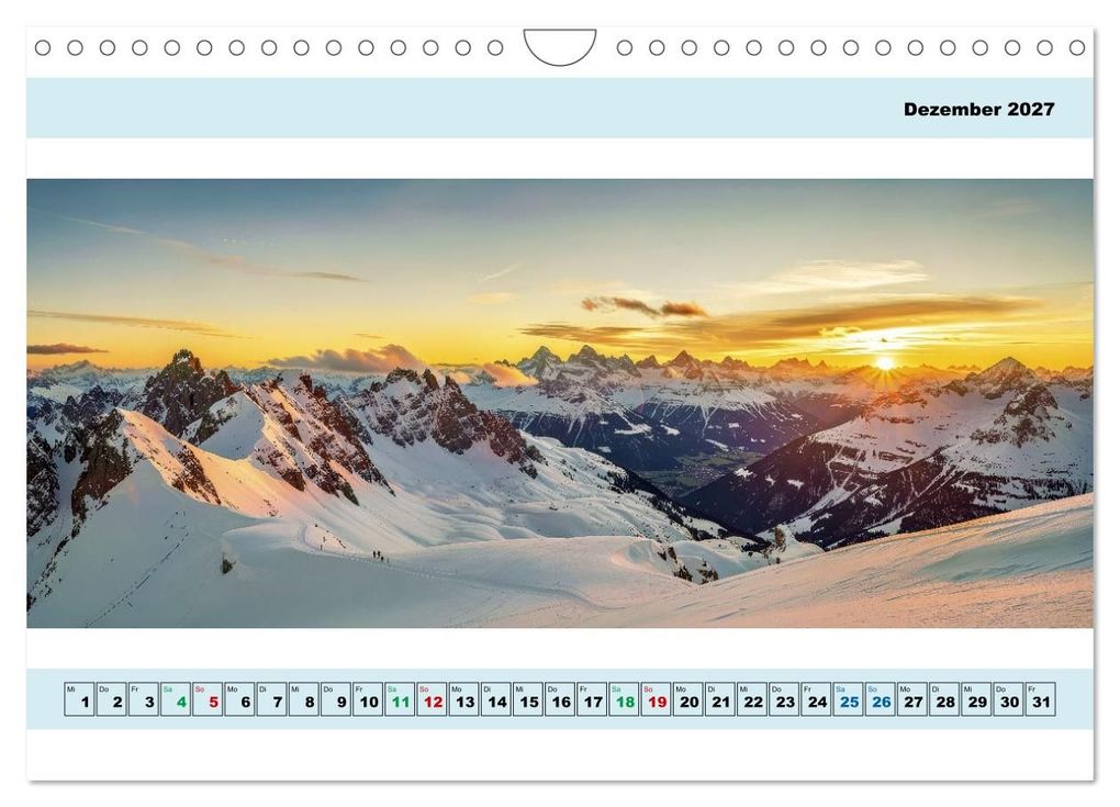 Weitere Ansicht: Alpen - Panorama - Mehr Aussicht geht nicht (Wandkalender 2027 DIN A4 quer), CALVENDO Monatskalender | Torsten Irmer, Calvendo
