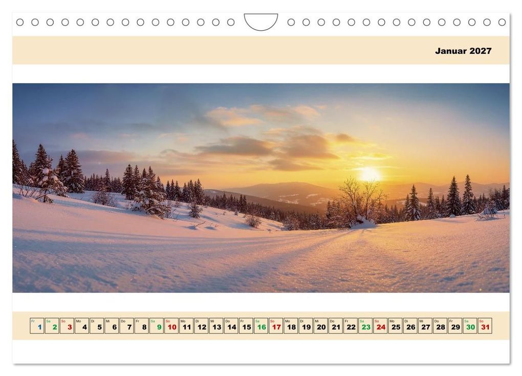Weitere Ansicht: Landschafts - Panorama (Wandkalender 2027 DIN A4 quer), CALVENDO Monatskalender | Torsten Irmer, Calvendo