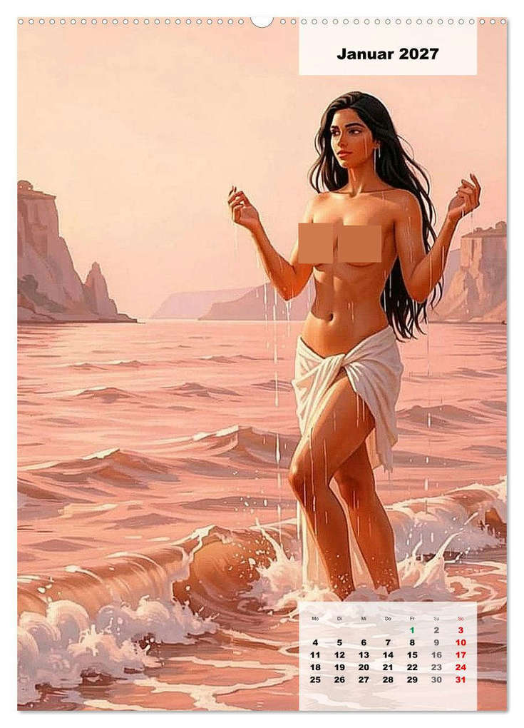 Weitere Ansicht: Entblößte Epochen - Antike (hochwertiger Premium Wandkalender 2027 DIN A2 hoch), Kunstdruck in Hochglanz | Liam Blue, Calvendo