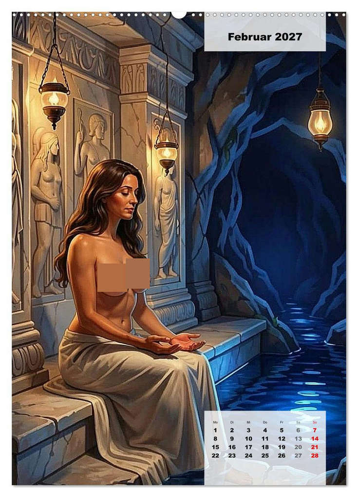 Weitere Ansicht: Entblößte Epochen - Antike (hochwertiger Premium Wandkalender 2027 DIN A2 hoch), Kunstdruck in Hochglanz | Liam Blue, Calvendo