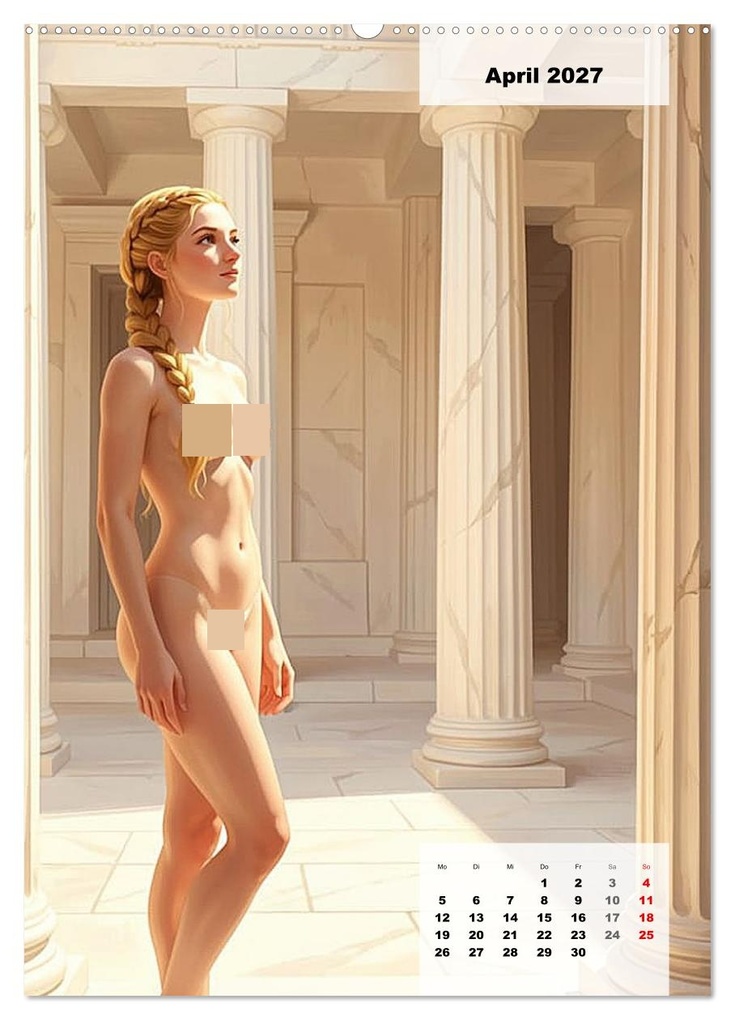 Weitere Ansicht: Entblößte Epochen - Antike (hochwertiger Premium Wandkalender 2027 DIN A2 hoch), Kunstdruck in Hochglanz | Liam Blue, Calvendo
