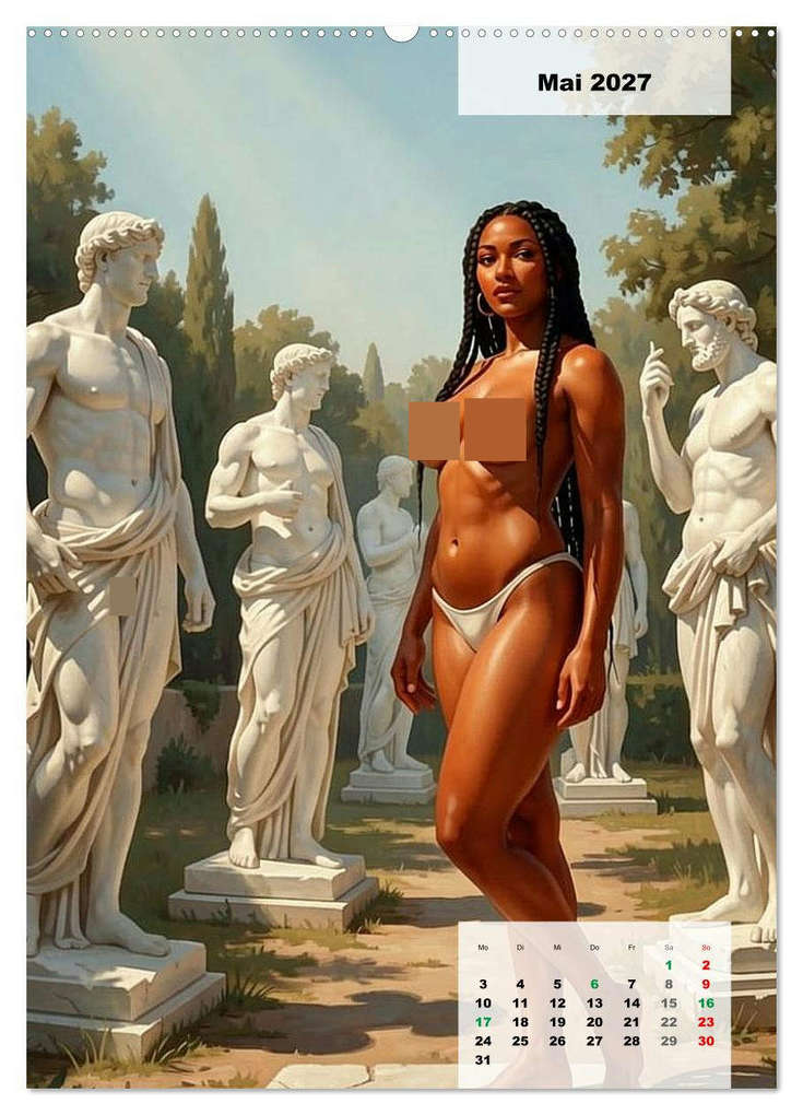 Weitere Ansicht: Entblößte Epochen - Antike (hochwertiger Premium Wandkalender 2027 DIN A2 hoch), Kunstdruck in Hochglanz | Liam Blue, Calvendo