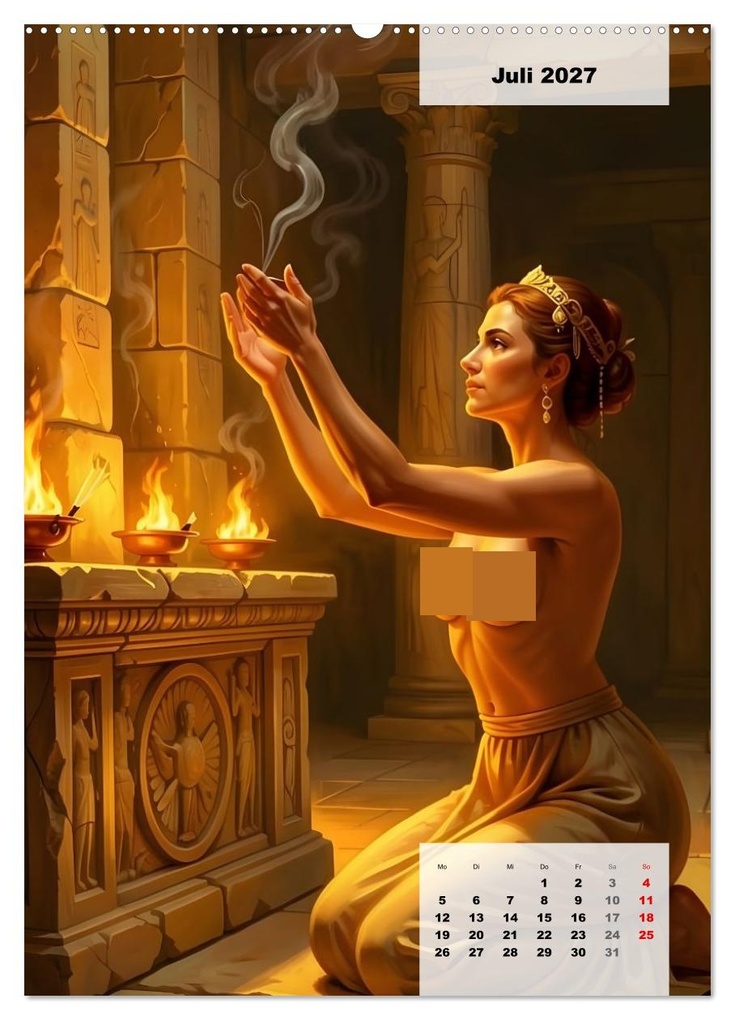 Weitere Ansicht: Entblößte Epochen - Antike (hochwertiger Premium Wandkalender 2027 DIN A2 hoch), Kunstdruck in Hochglanz | Liam Blue, Calvendo