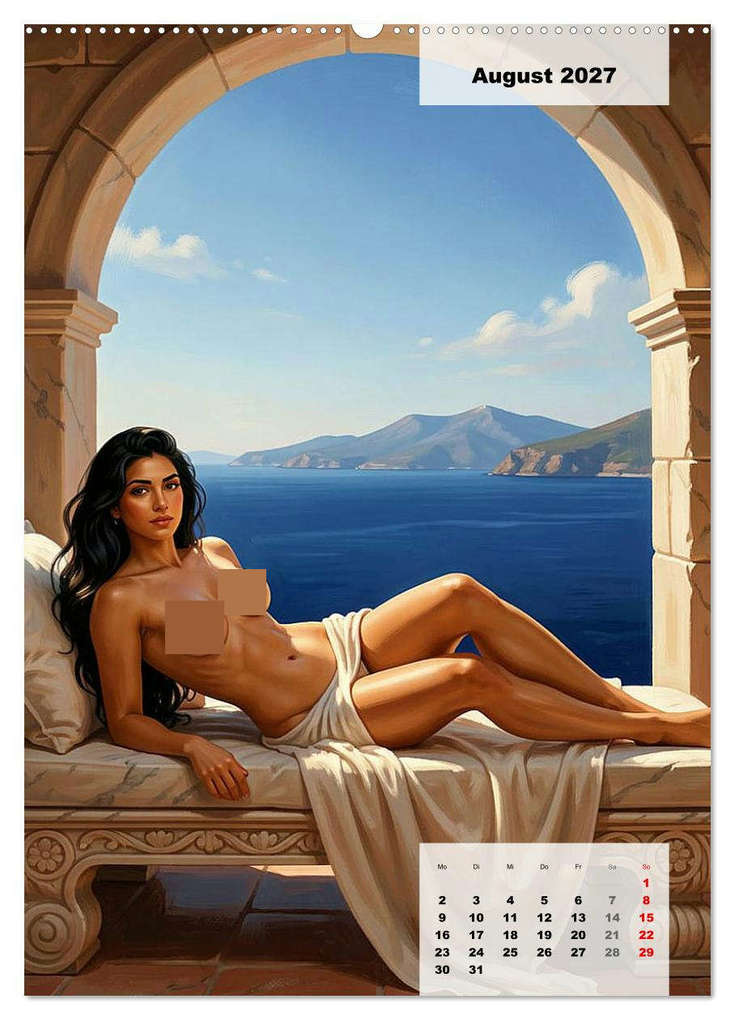 Weitere Ansicht: Entblößte Epochen - Antike (hochwertiger Premium Wandkalender 2027 DIN A2 hoch), Kunstdruck in Hochglanz | Liam Blue, Calvendo