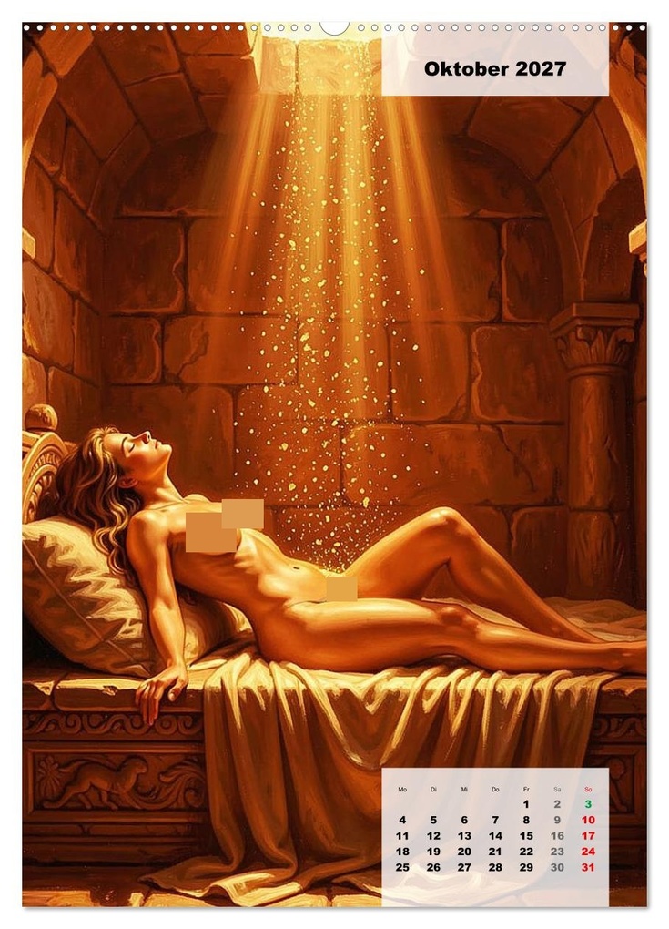 Weitere Ansicht: Entblößte Epochen - Antike (hochwertiger Premium Wandkalender 2027 DIN A2 hoch), Kunstdruck in Hochglanz | Liam Blue, Calvendo