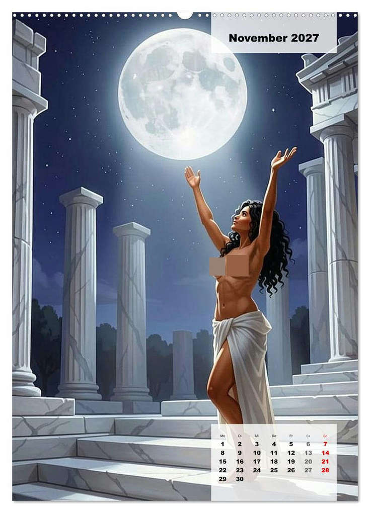 Weitere Ansicht: Entblößte Epochen - Antike (hochwertiger Premium Wandkalender 2027 DIN A2 hoch), Kunstdruck in Hochglanz | Liam Blue, Calvendo