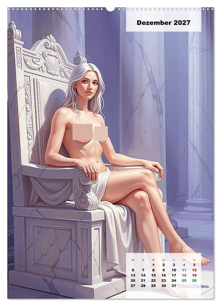 Weitere Ansicht: Entblößte Epochen - Antike (hochwertiger Premium Wandkalender 2027 DIN A2 hoch), Kunstdruck in Hochglanz | Liam Blue, Calvendo