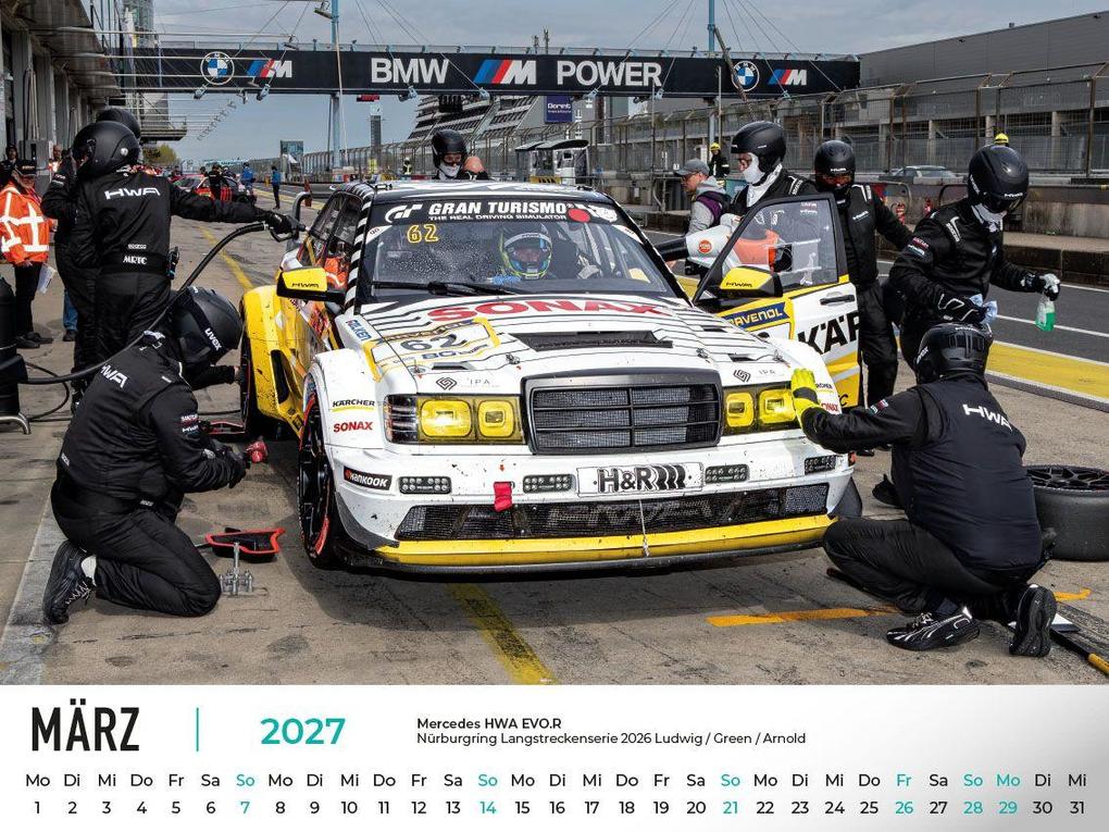 Weitere Ansicht: Mercedes im Rennsport Kalender 2027 | Frank Pommer