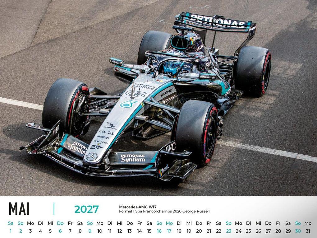 Weitere Ansicht: Mercedes im Rennsport Kalender 2027 | Frank Pommer