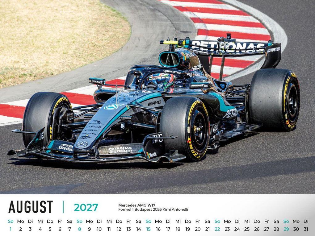 Weitere Ansicht: Mercedes im Rennsport Kalender 2027 | Frank Pommer