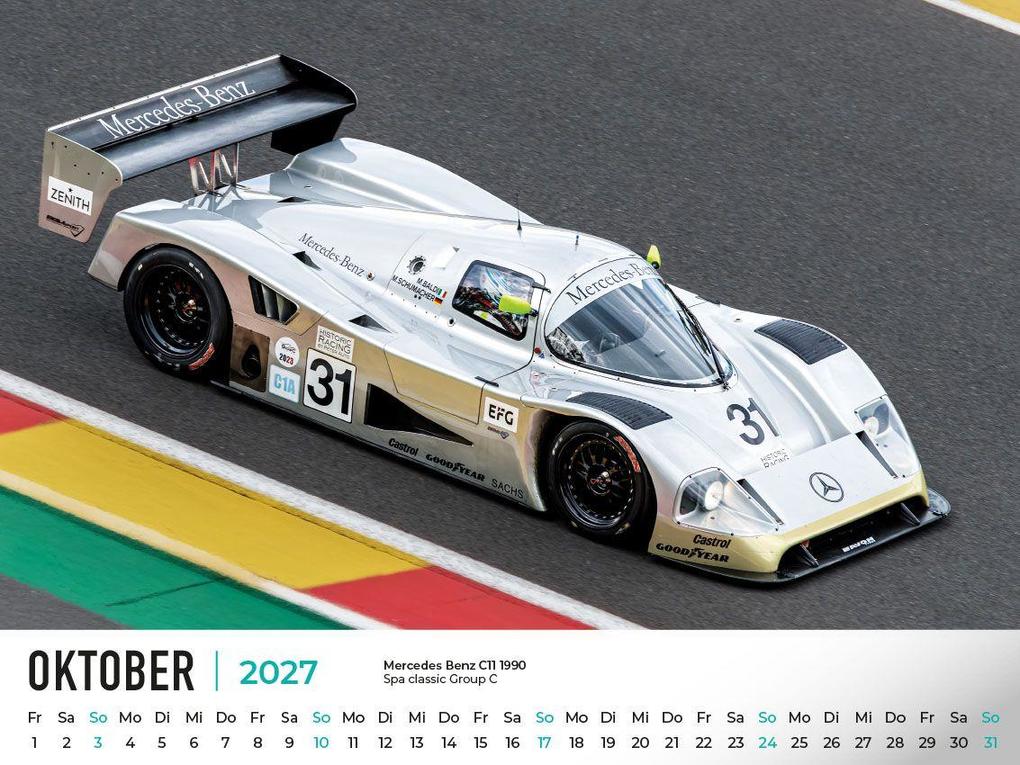 Weitere Ansicht: Mercedes im Rennsport Kalender 2027 | Frank Pommer